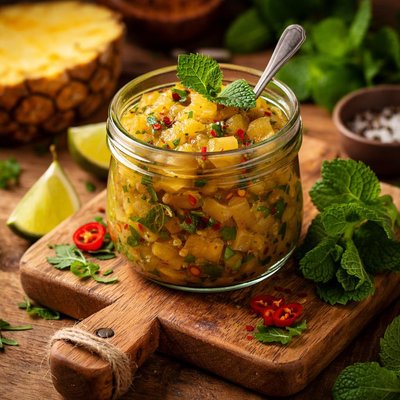 Image of Pineapple Mint Chutney