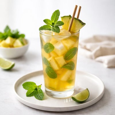 Image of Pineapple Mint Iced Tea