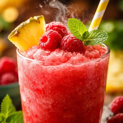 Image of Pineapple Raspberry Slushie