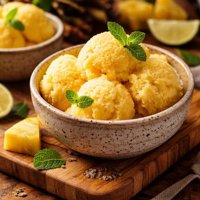 Image of Whole30 Pineapple Sorbet