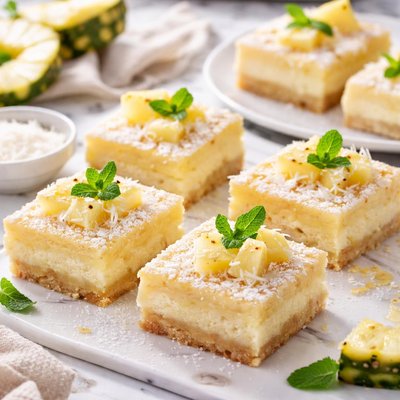 Image of Pineapple Squares Diabetic