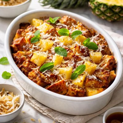 Image of Pineapple Stuff Bread Pudding