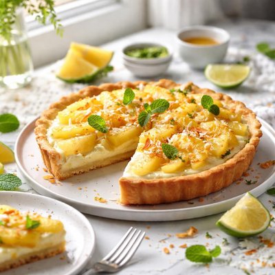 Image of Tarta de Piña sin lácteos