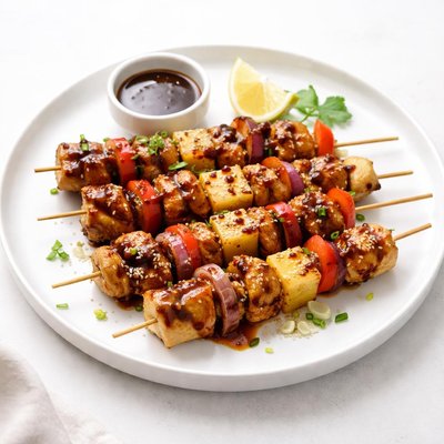 Image of Pineapple Teriyaki Chicken Kabobs