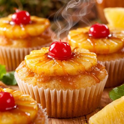 Image of Pineapple Upside Down Cupcakes