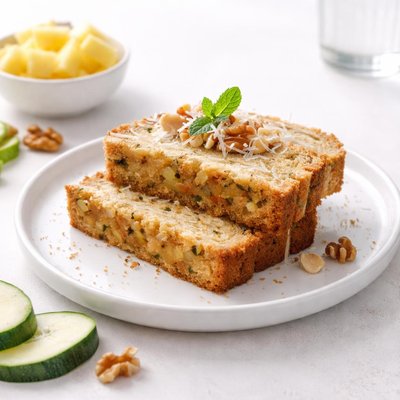Image of Pineapple Zucchini Bread Diabetic