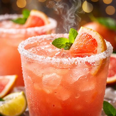 Image of Pink Grapefruit Margaritas Non Alcoholic