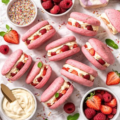 Image of Pink Party Sandwich Cookies