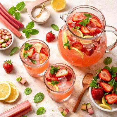 Image of Pink Rhubarb Punch