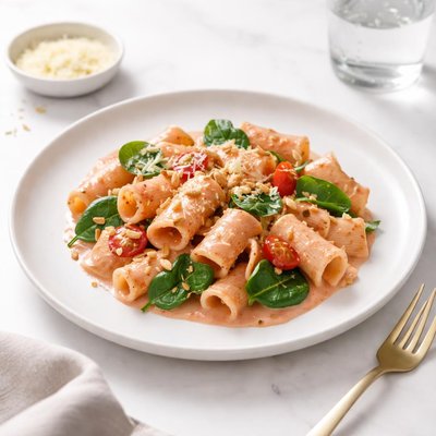 Image of Vegan Pink Sauce Pasta