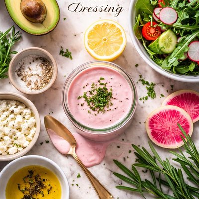 Image of Pink Tarragon Cream Dressing
