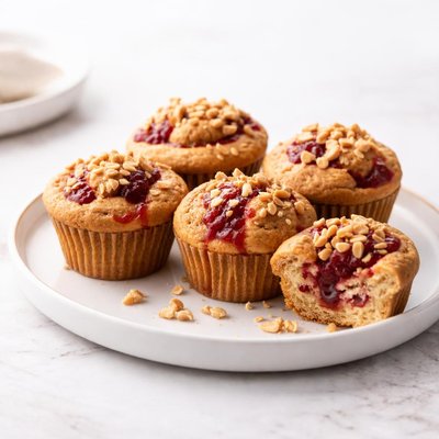 Image of Pint Size Pb J Muffins