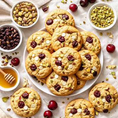 Image of Pistachio Cherry Cookies