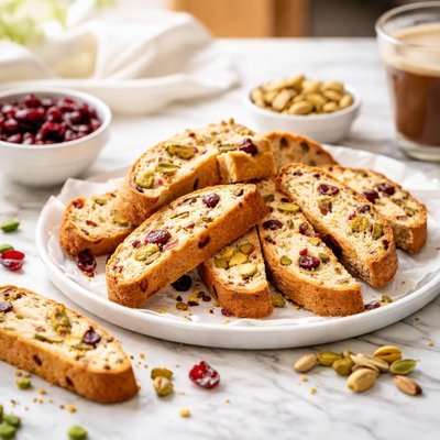 Image of Pistachio Cranberry Biscotti