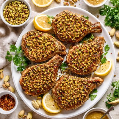 Image of Pistachio Crusted Pork Chops