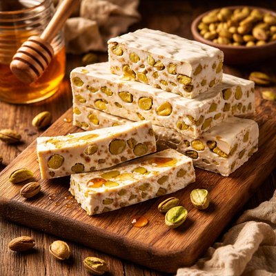 Image of Pistachio Honey Torrone