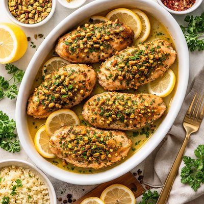 Image of Pistachio Lemon Chicken