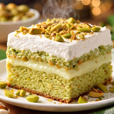 Image of Pistachio Pudding Cake