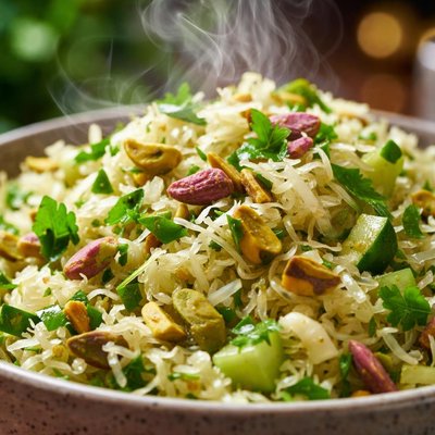 Image of Pistachio Sauerkraut Salad Low Carb Diabetic