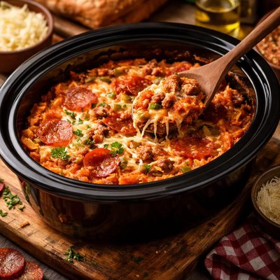 Image of Pizza Casserole Slow Cooker