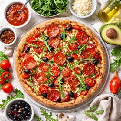 Image of Vegan Pizza Diavolo