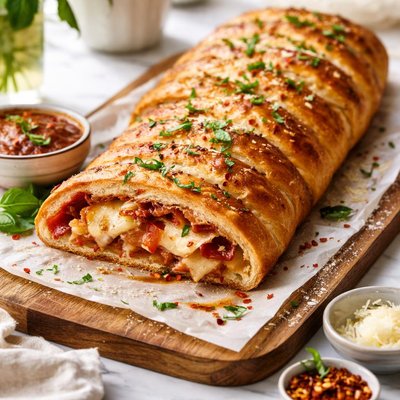 Image of Pizza Filled Braid