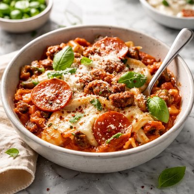 Image of Pizza in a Bowl
