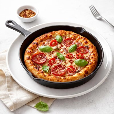 Image of Pizza in a Skillet