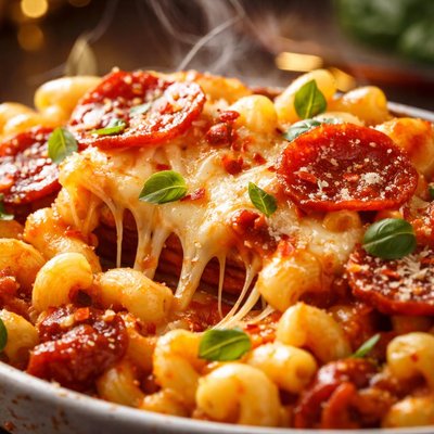 Image of Pizza Macaroni and Cheese
