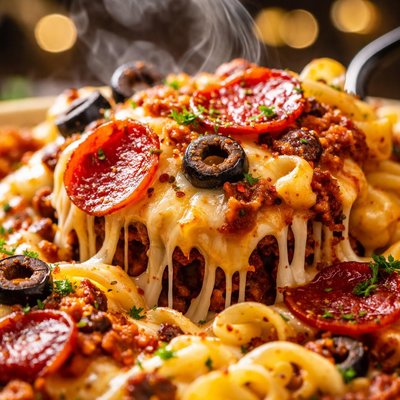 Image of Pizza Noodle Bake
