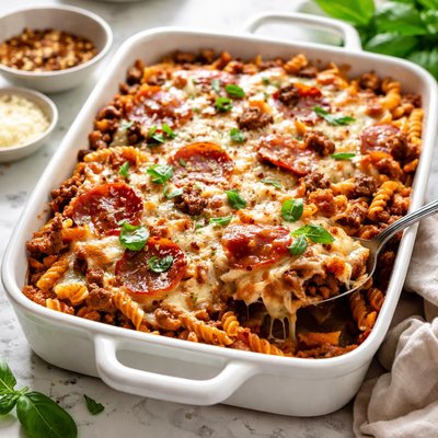 Image of Pizza Pasta Casserole