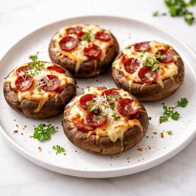 Image of Pizza Stuffed Mushrooms