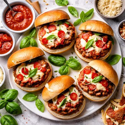 Image of Pizza Turkey Burgers