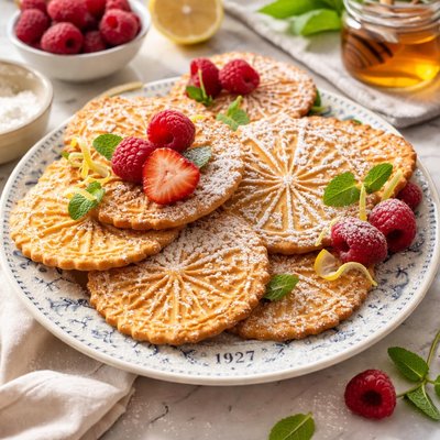 Image of Pizzelle Italian Tye Plates 1927