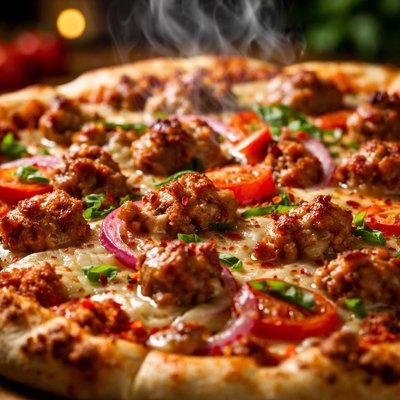 Image of Pizzeria Style Sausage Pizza