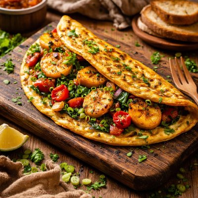 Image of Plantain Omelette Vegan