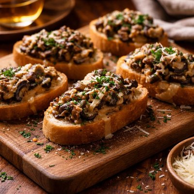Image of Please May I Have Some Mushroom Crostini