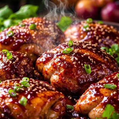 Image of Plum Good Chicken Thighs