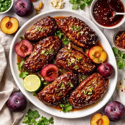 Image of Plum Pork Steaks