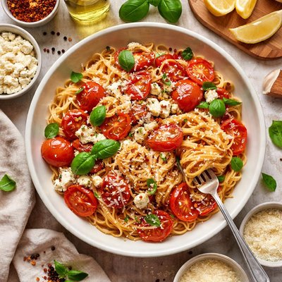 Image of Plum Tomato Feta Pasta