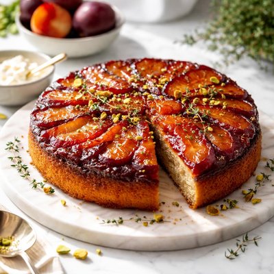 Image of Plum Upside Down Cake