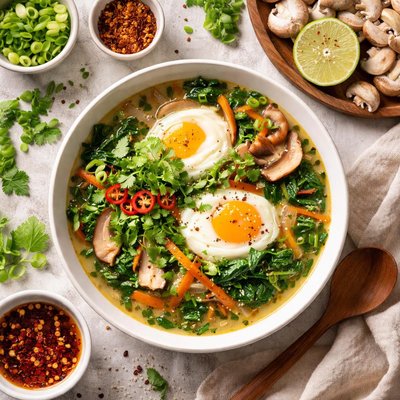 Image of Poached Egg Soup