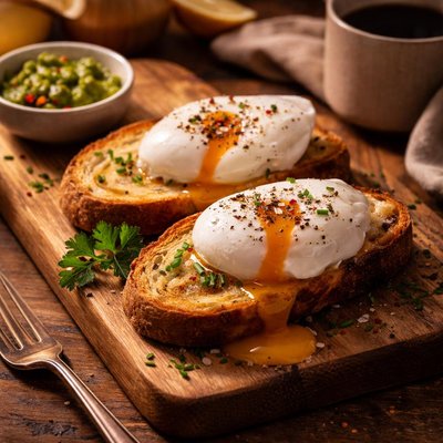 Image of Poached Eggs for a Hangover