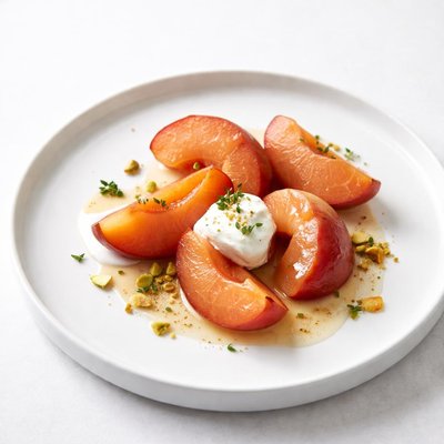 Image of Poached Nectarines