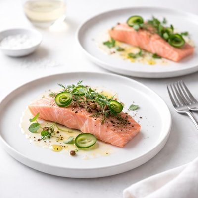 Image of Poached Salmon for Two