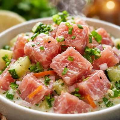Image of Poisson Cru or E Ia Ota Tahitian Lime Marinated Tuna