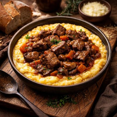 Image of Polenta Beef Stew