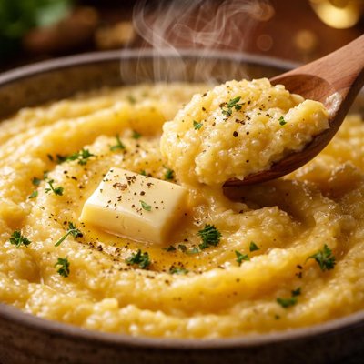Image of Polenta Creamy Good and Almost No Stir