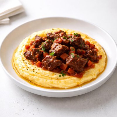 Image of Polenta Meat Stew