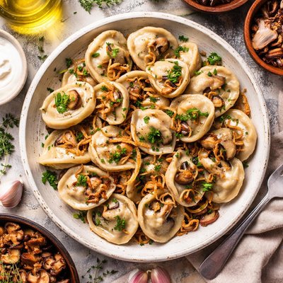 Image of Polish Mushroom Dumplings Uszka